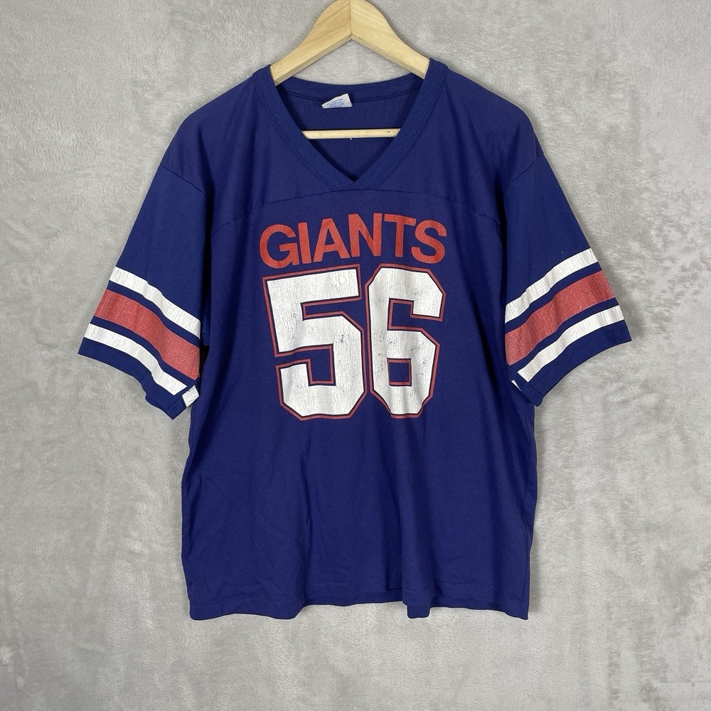 Vtg 80s Giants 56 Taylor Lawrence Jersey NFL Football Official Mens XL Original